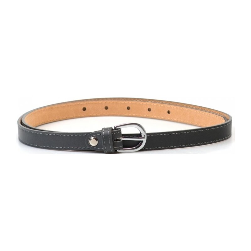 Blaire Dámsky kožený opasok šedý 64988313