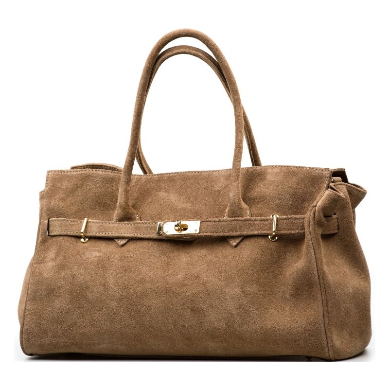 Blaire Kožená kabelka Selma fango 64988367