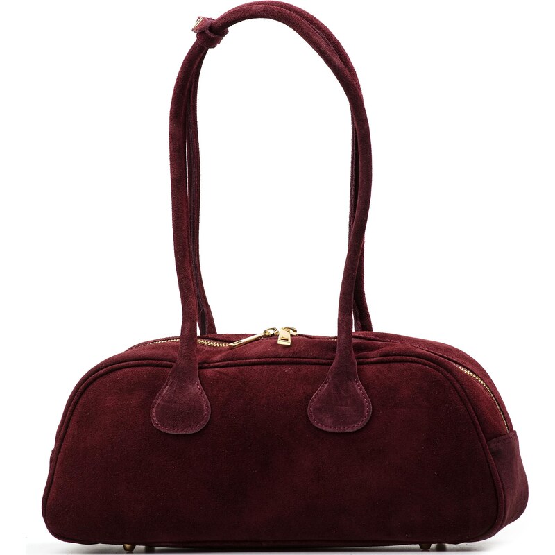 Blaire Kožená kabelka Rita bordó 64988364