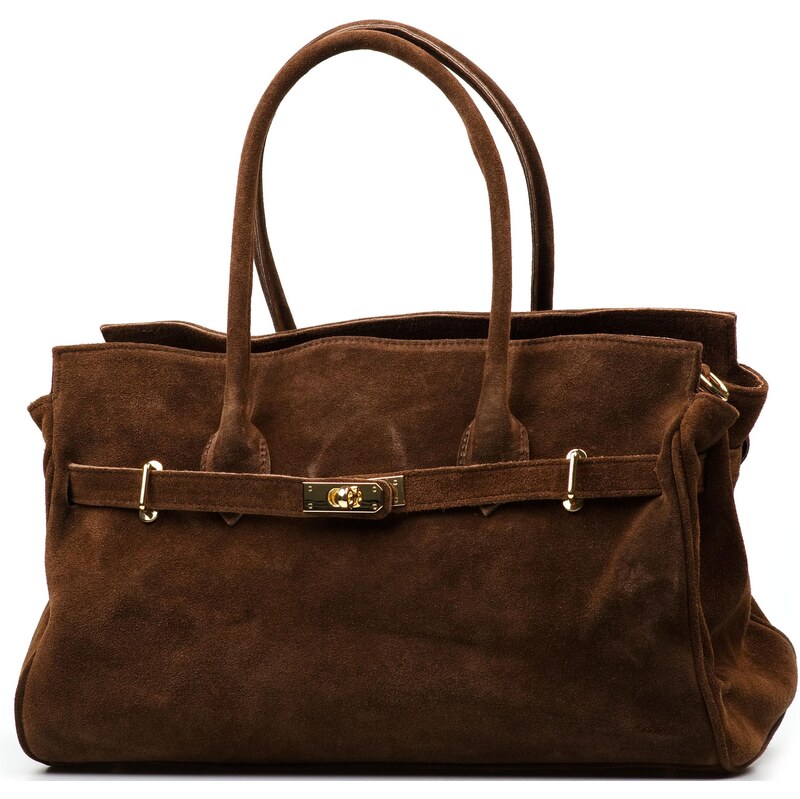 Blaire Kožená kabelka Selma hnedá 64988368