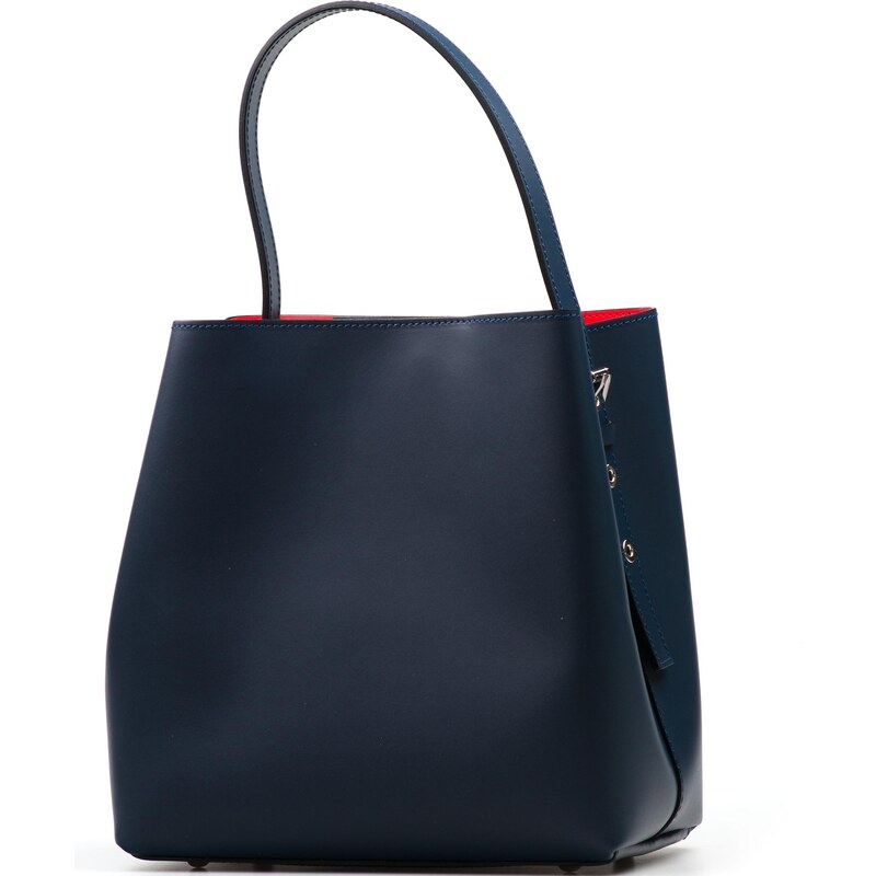 Blaire Kožená kabelka Sarah modro-červená 64988407