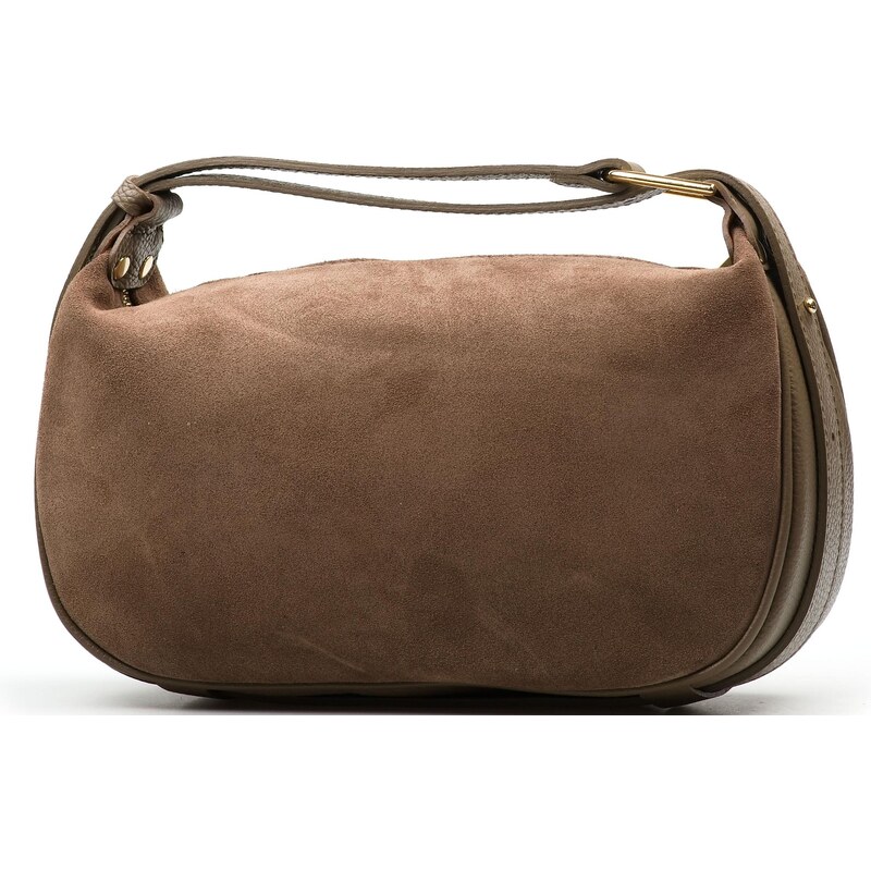 Blaire Kožená kabelka Laia fango 64988413