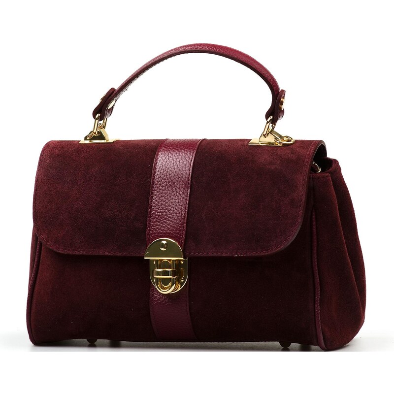 Blaire Kožená kabelka Rada bordó 64988422