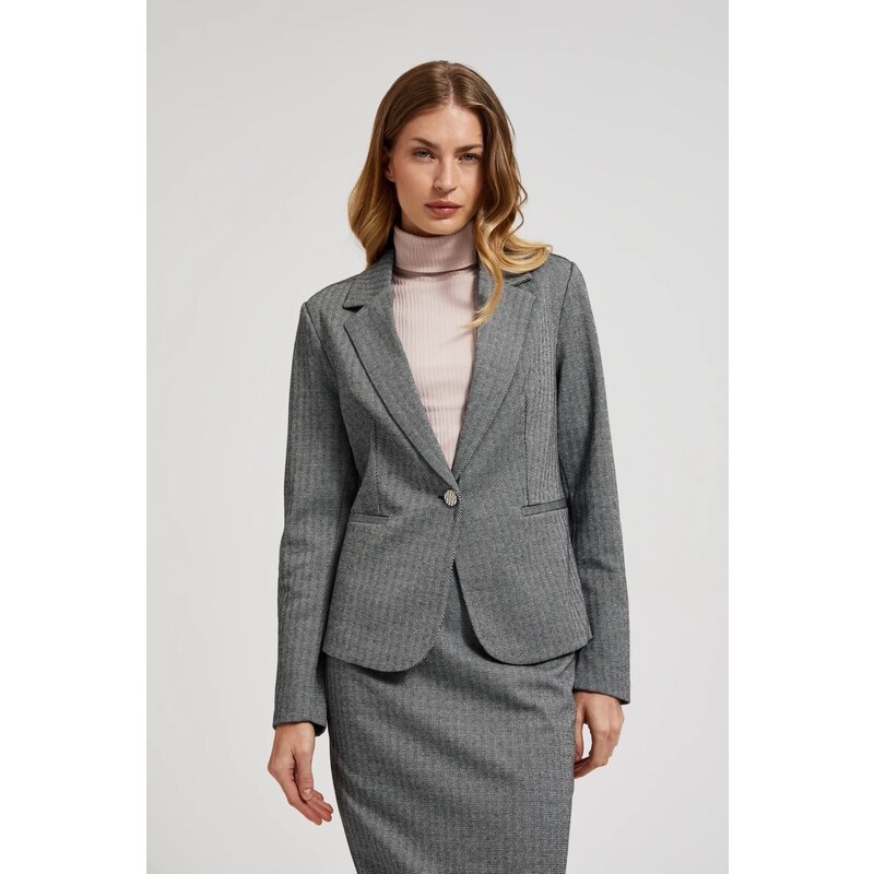 Marisse Womens Jacket Z-Mr-4502 Grey 65391569