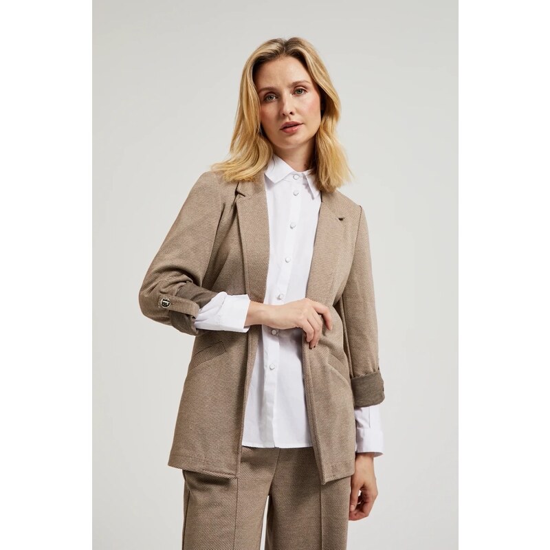 Marisse Womens Jacket Z-Mr-4505 Beige 65362765