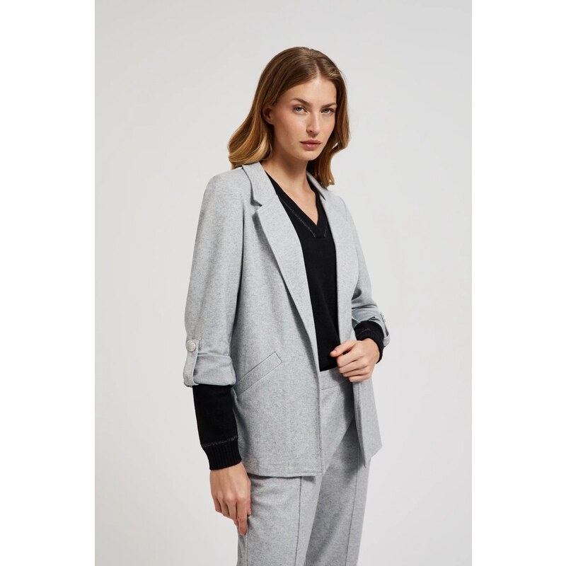 Marisse Womens Jacket Z-Mr-4501 Grey Mel 65000545