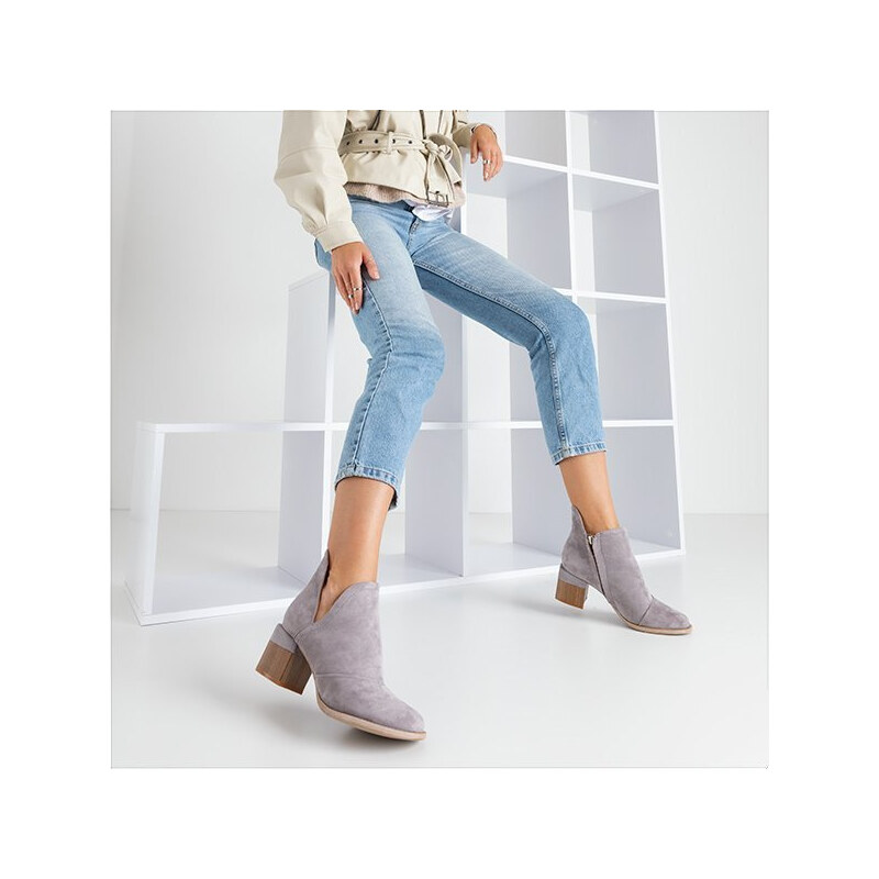 Resti Gray womens ankle boots Jeneuer - Footwear 65004827