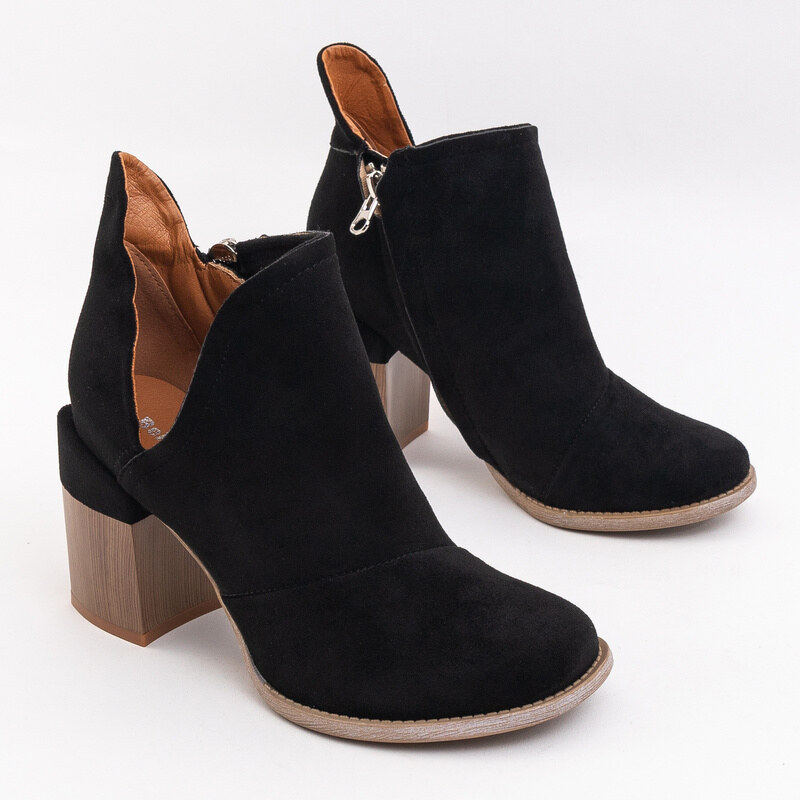 Resti Womens boots with cut-outs in black Plinara - Footwear 65004831