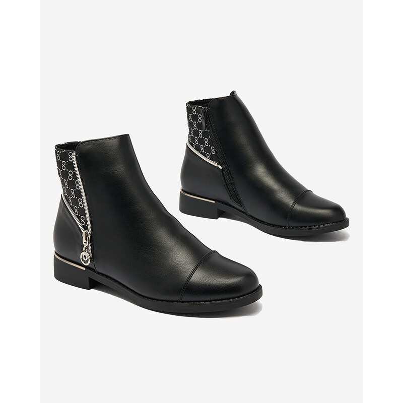 Resti Black womens boots ala sztyblety Orlaa 65004853