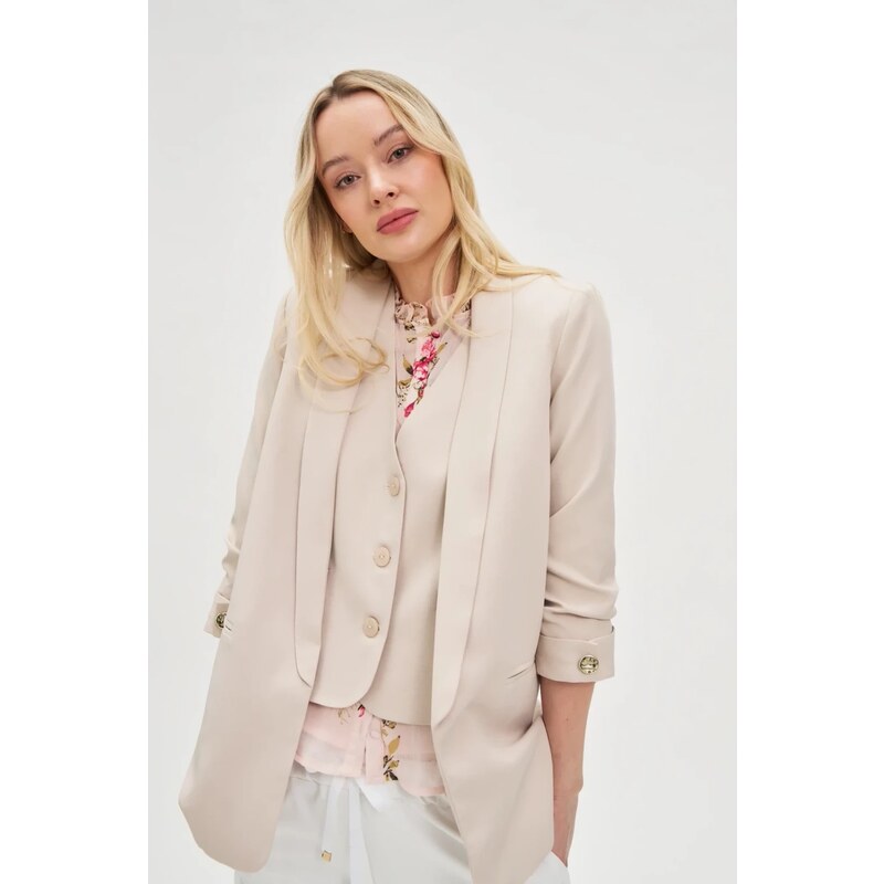 Marisse Womens Jacket L-Mr-4604 L.Beige 65004475