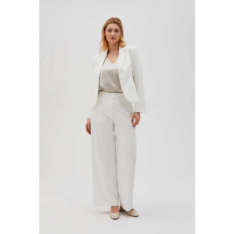 Marisse Womens Trousers L-Sp-4610 Off White 65004504