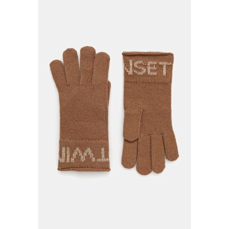 Rukavice s prímesou vlny Twinset 65019663