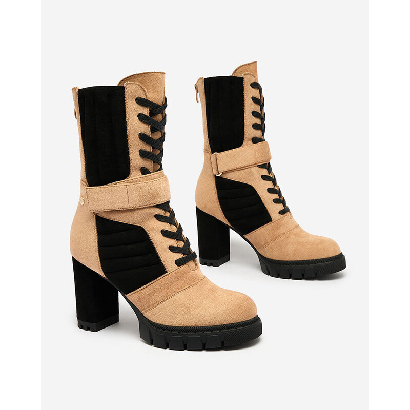 Resti Light brown womens insulated Sehhra post boots 65004891