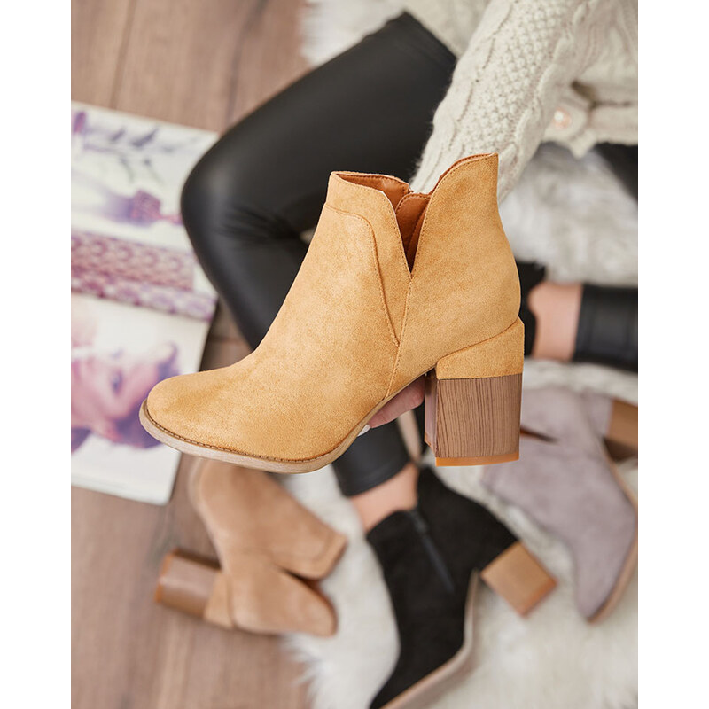 Resti Camel womens Ricteas stiletto boots 65004932