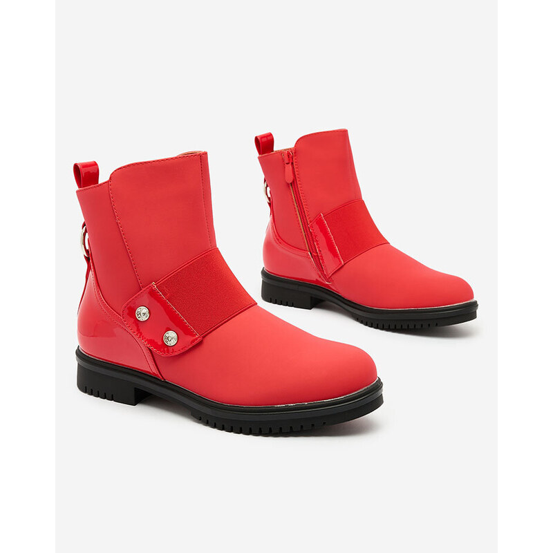 Resti Red matte womens boots Setipfa 65004954