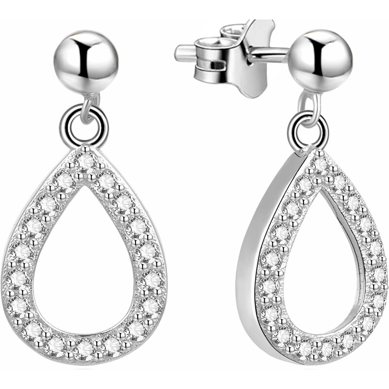 Beneto Strieborné náušnice so zirkónmi TAGUP1632S 66592720