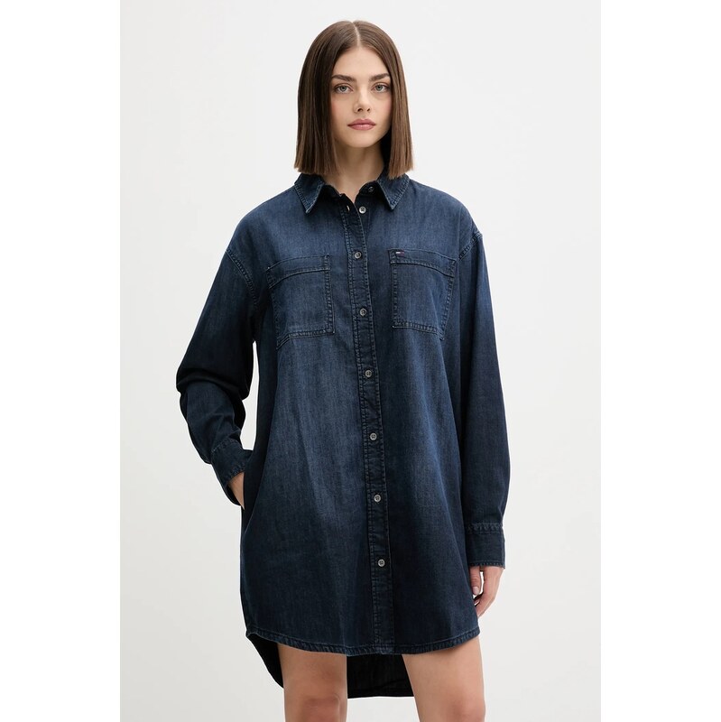 Rifľové šaty Tommy Jeans 65019391