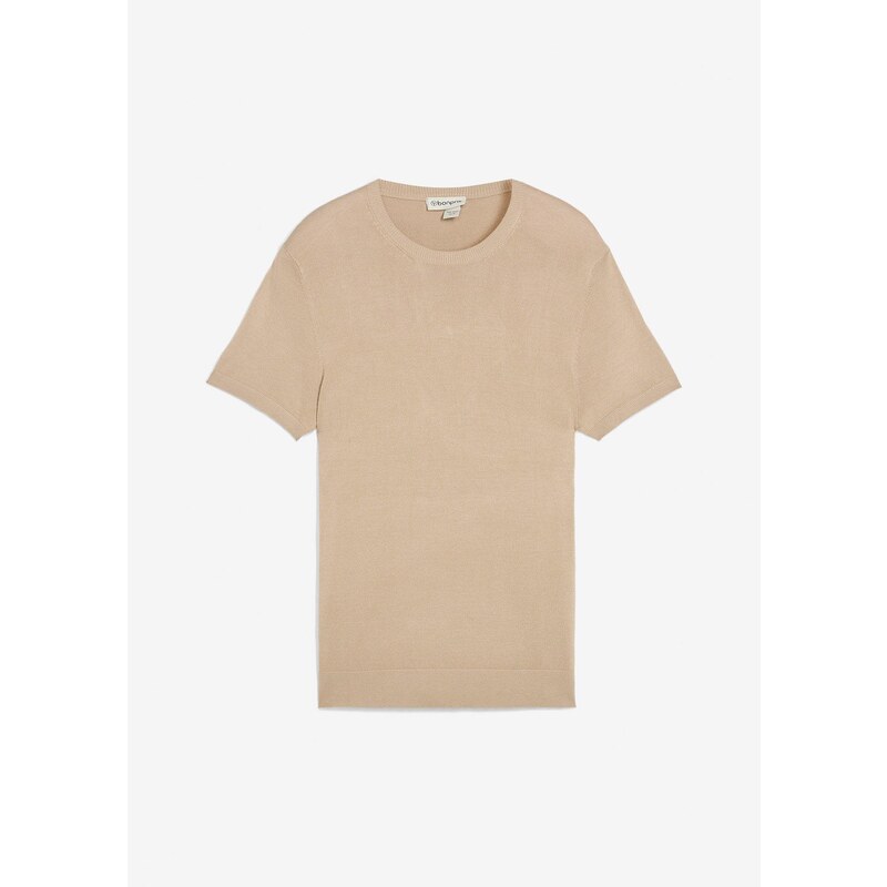 bonprix Elegantné tričko z pleteného viskózového materiálu, farba 65006352