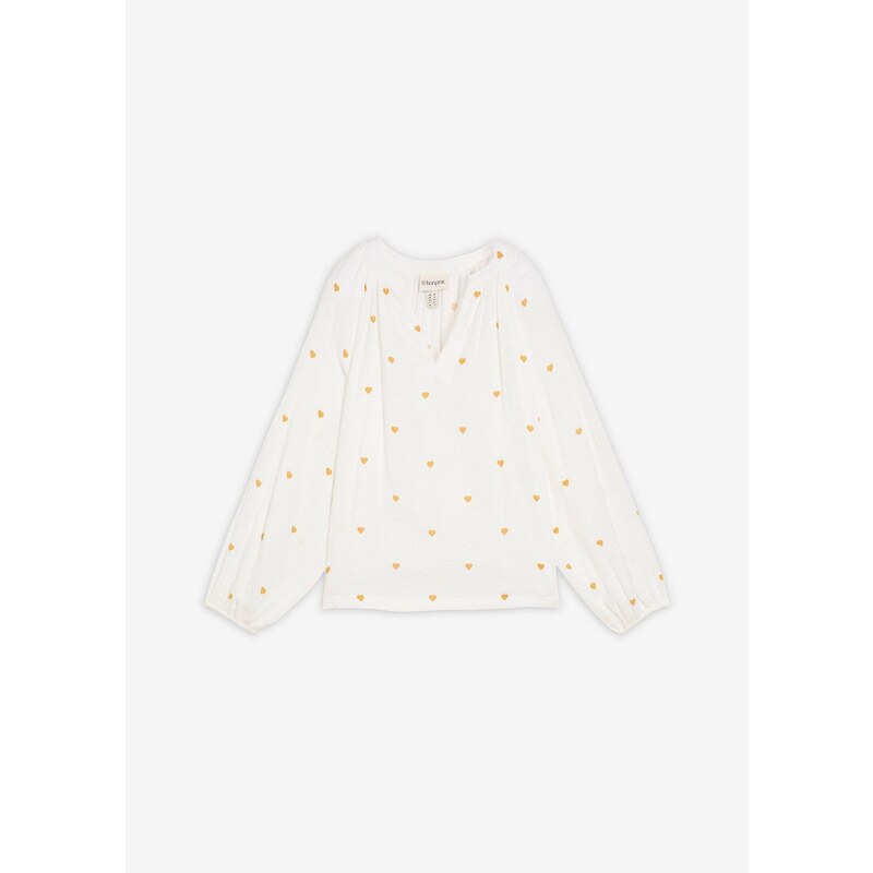 bonprix Mušelínová blúzka, farba biela 65006407