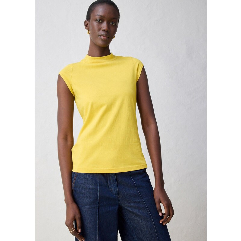 bonprix Úpletová tunika s hodvábnym podielom, farba žltá 65006337