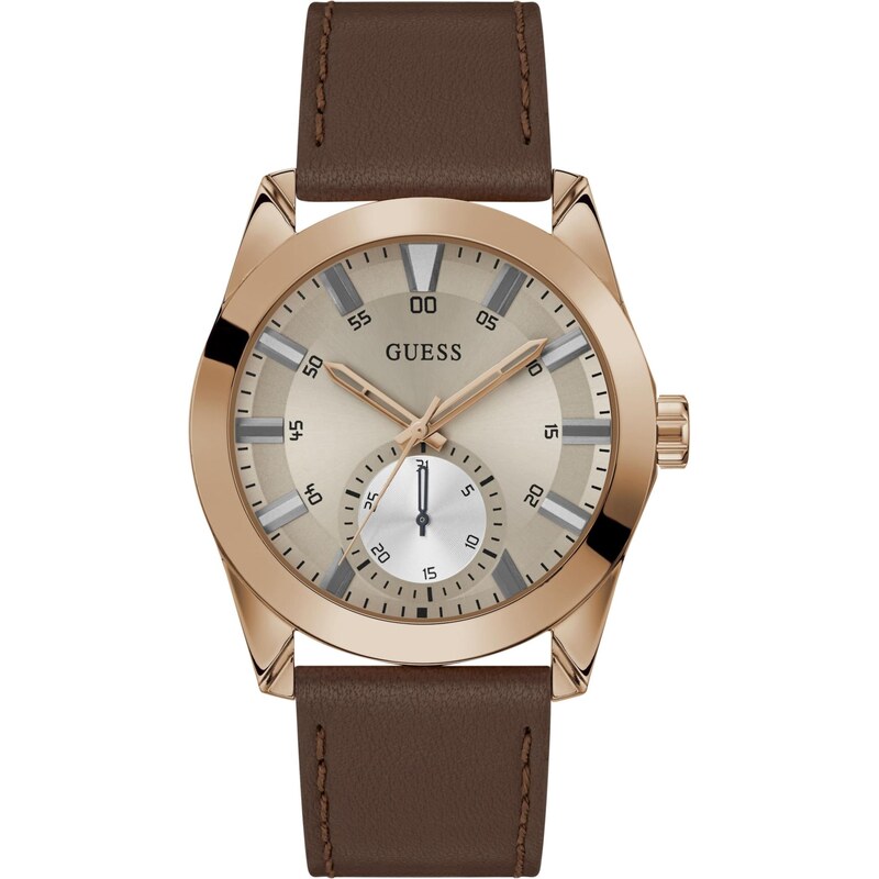 GUESS Analógové hodinky Greyson hnedá / zlatá 65138986