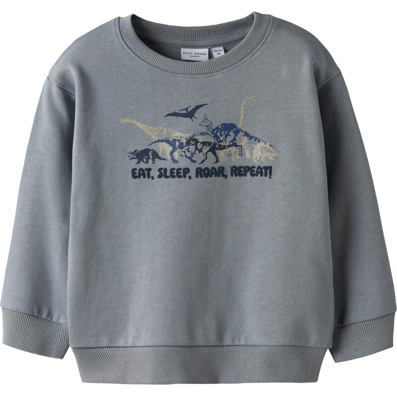 NAME IT Mikina NMMVILDAR krémová / námornícka modrá / modrosivá / 65010923