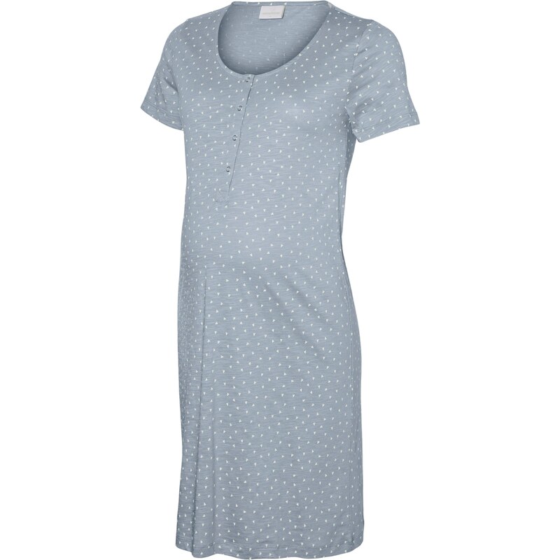 MAMALICIOUS Nočná košieľka MLVIOLA svetlomodrá / biela 65010933