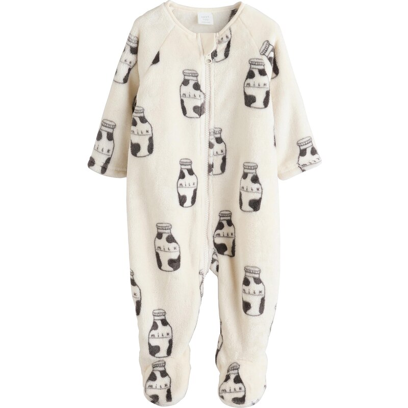 Next Pyžamo čierna / šedobiela 65880236