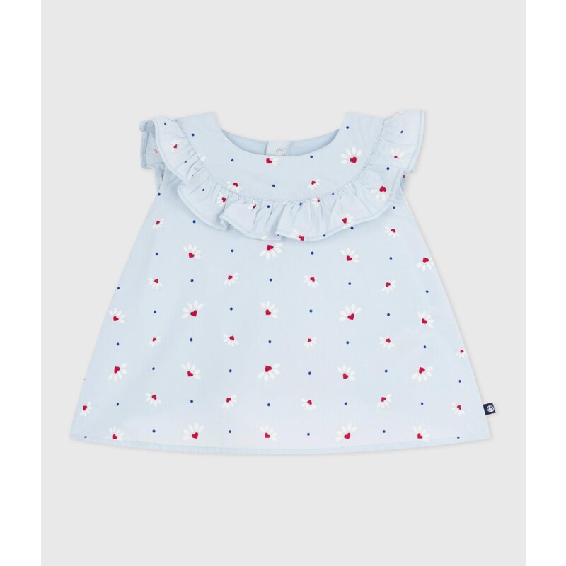 PETIT BATEAU Blúzka námornícka modrá / svetlomodrá / červená / biela 66858213