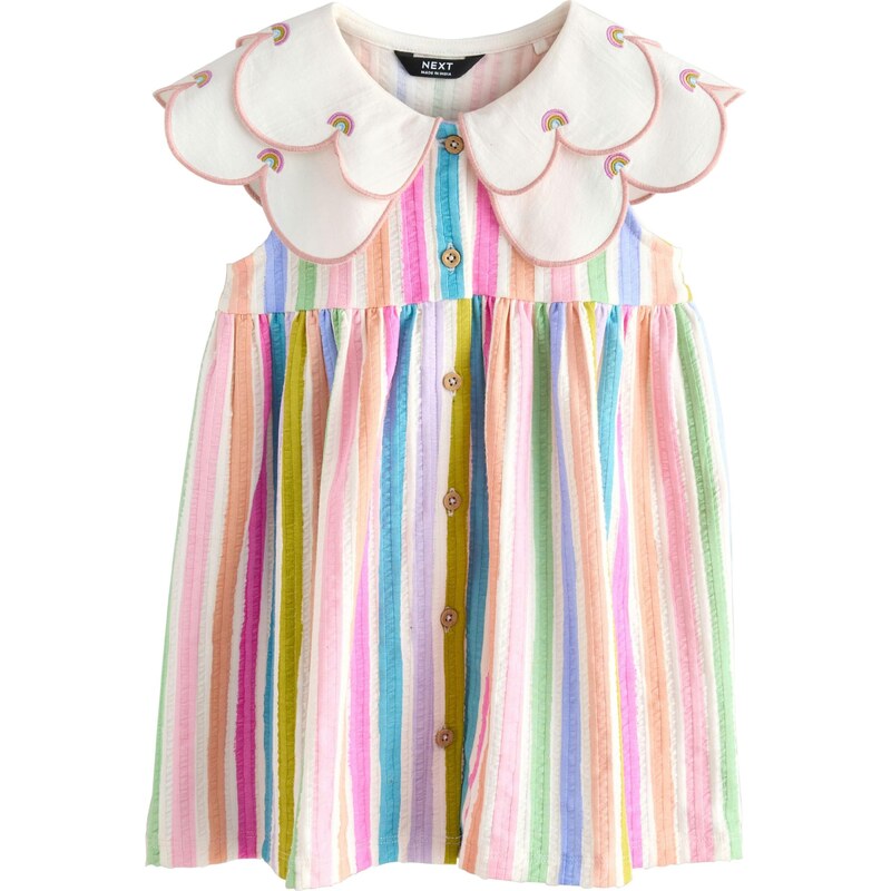 Next Šaty azúrová / svetlozelená / svetloružová / biela 65658824