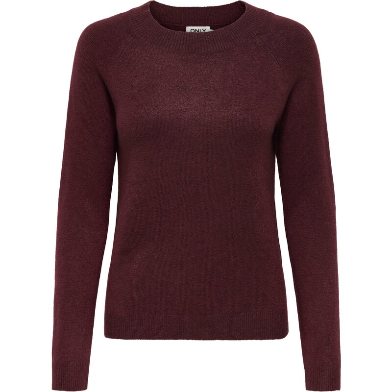 ONLY Sveter ONLRICA tmavočervená 65888210