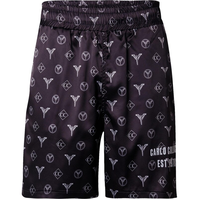 Carlo Colucci Nohavice Dobermann čierna / biela 65888342