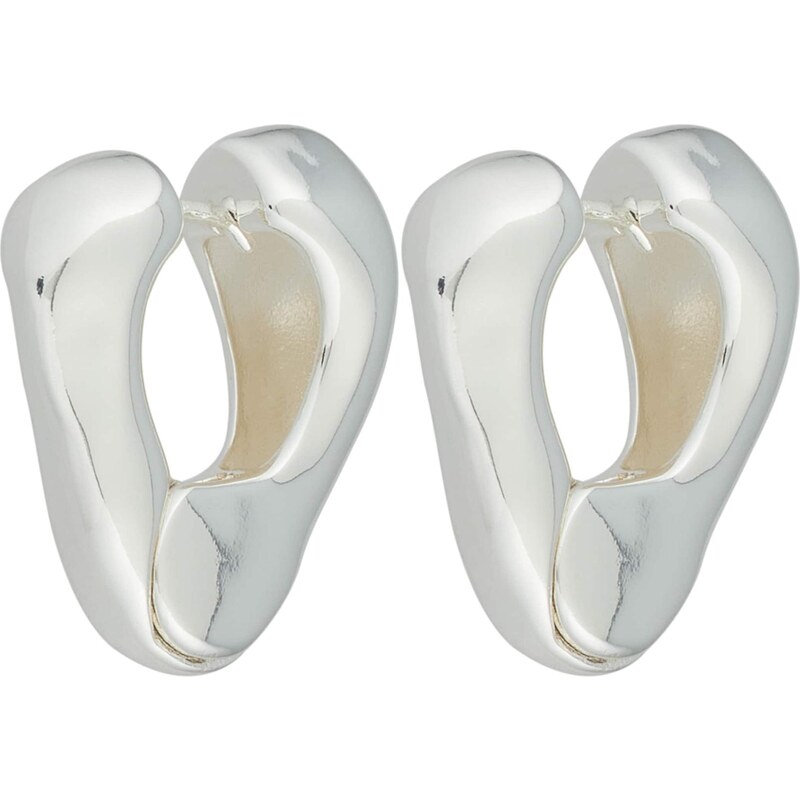 Pilgrim Náušnice Free strieborná 65660948