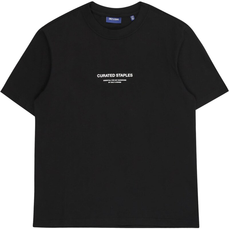 Only & Sons Junior Tričko čierna / biela 65888355