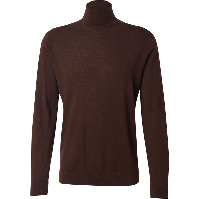 SELECTED Sveter SLHTRAY tmavohnedá 65190091