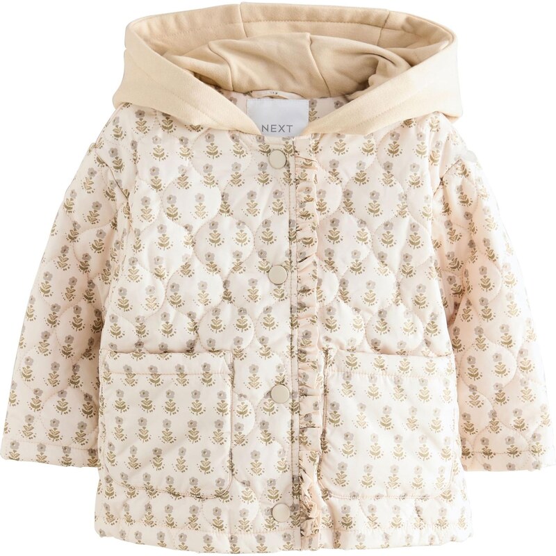 Next Zimná bunda nebielená / tmavošedá / kaki 65652988