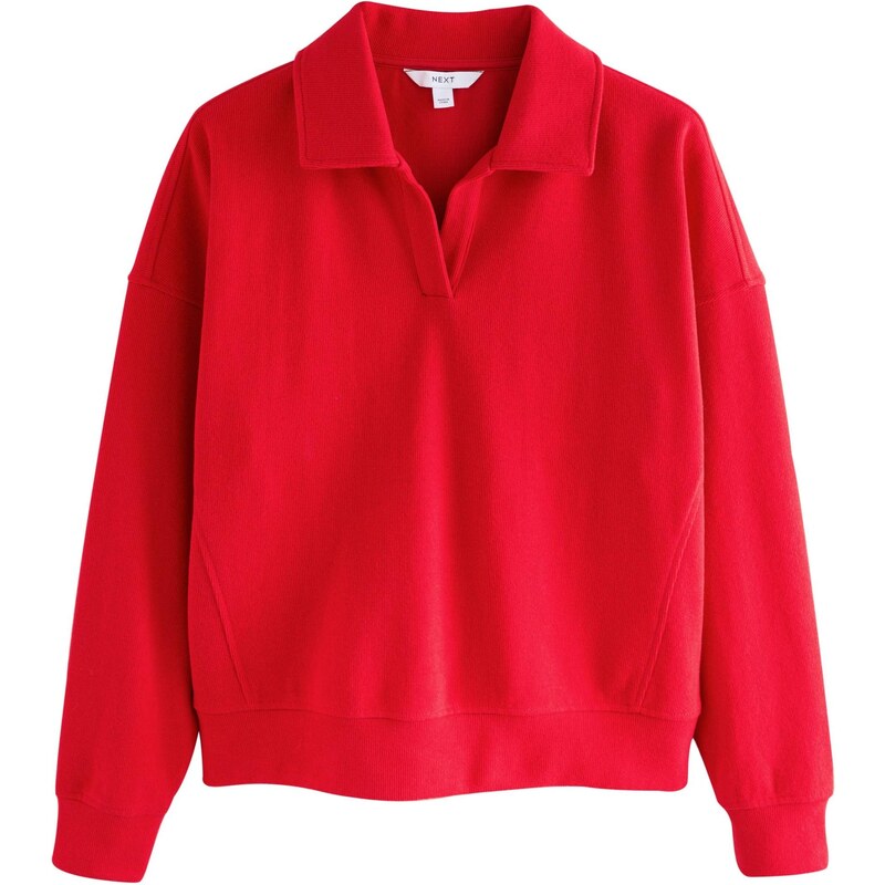 Next Sveter Rugby červená 65772838