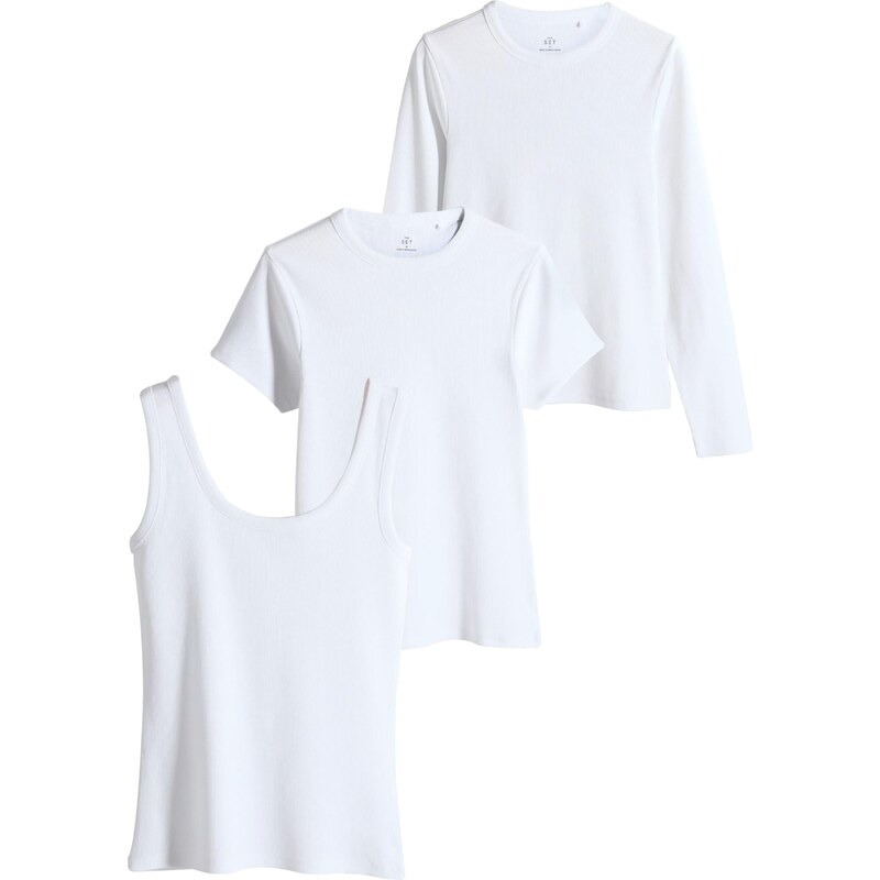 The Set Tričko biela 65658644