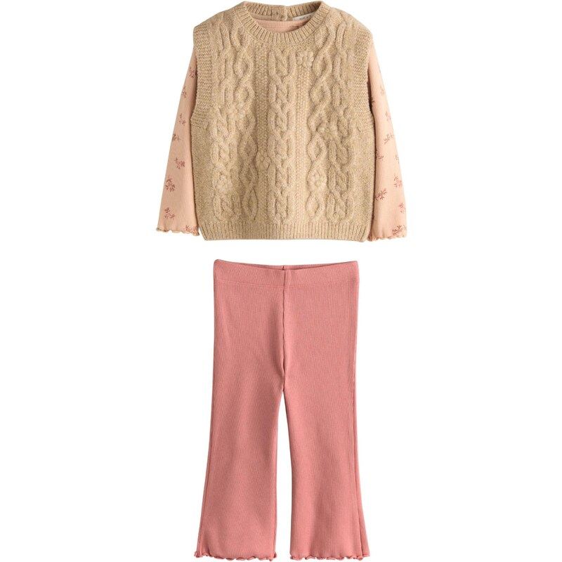 Next Set piesková / marhuľová / ružová 65885707