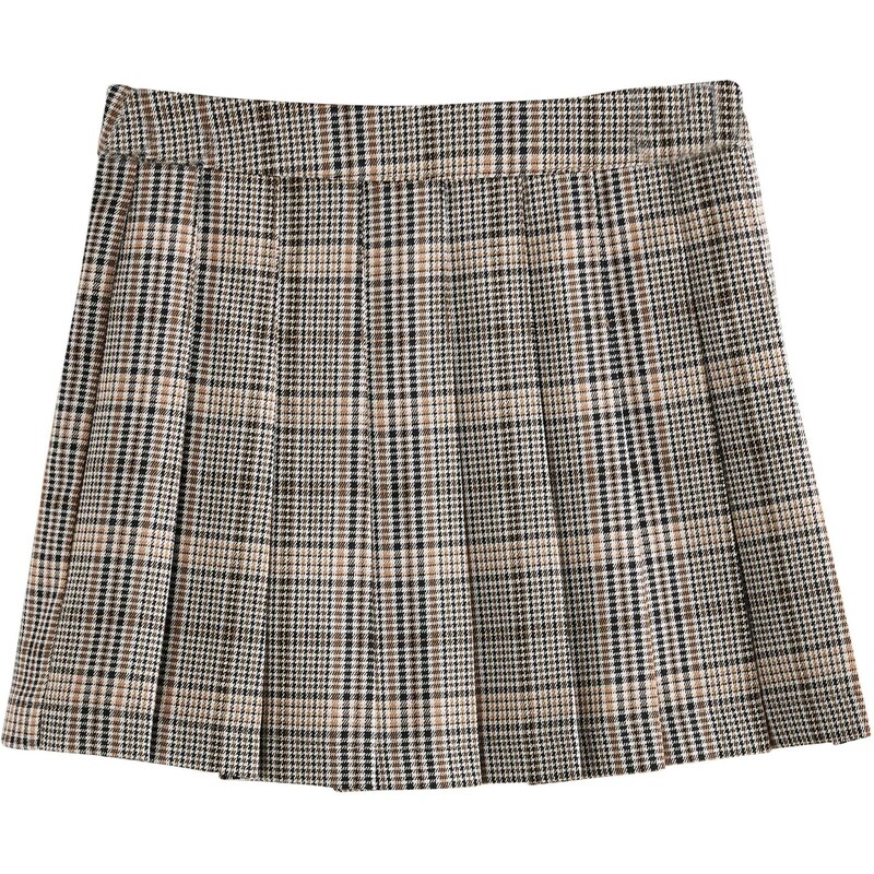 Next Sukňa béžová / hnedá / čierna / prírodná biela 65795202