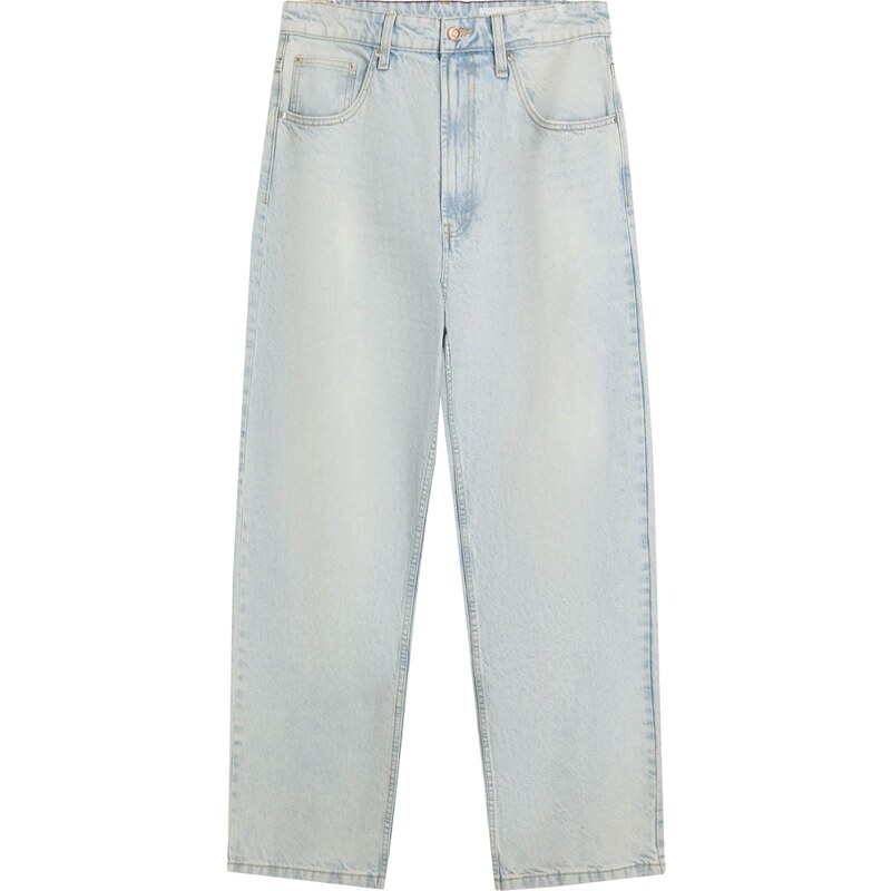 Bershka Džínsy pastelovo modrá 65582226