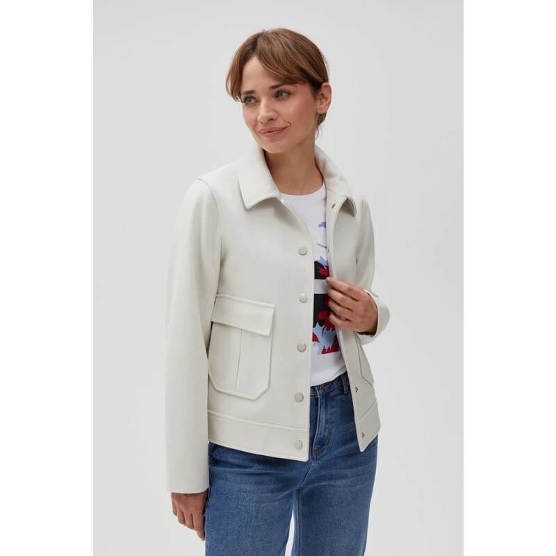 Marisse Womens Jacket L-Ku-4607 L.Beige Mel 65017576