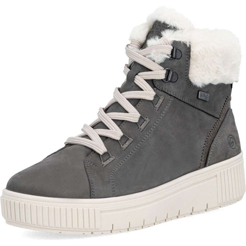 RIEKER Dámska členková obuv REMONTE D3B72-45 sivá W5 65015151