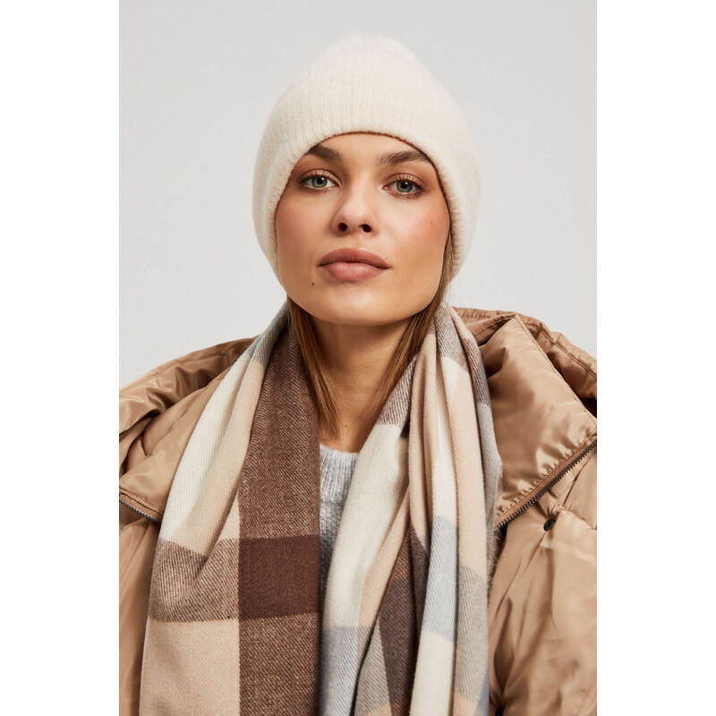 Marisse Powder Pink Pompom Hat 65022599