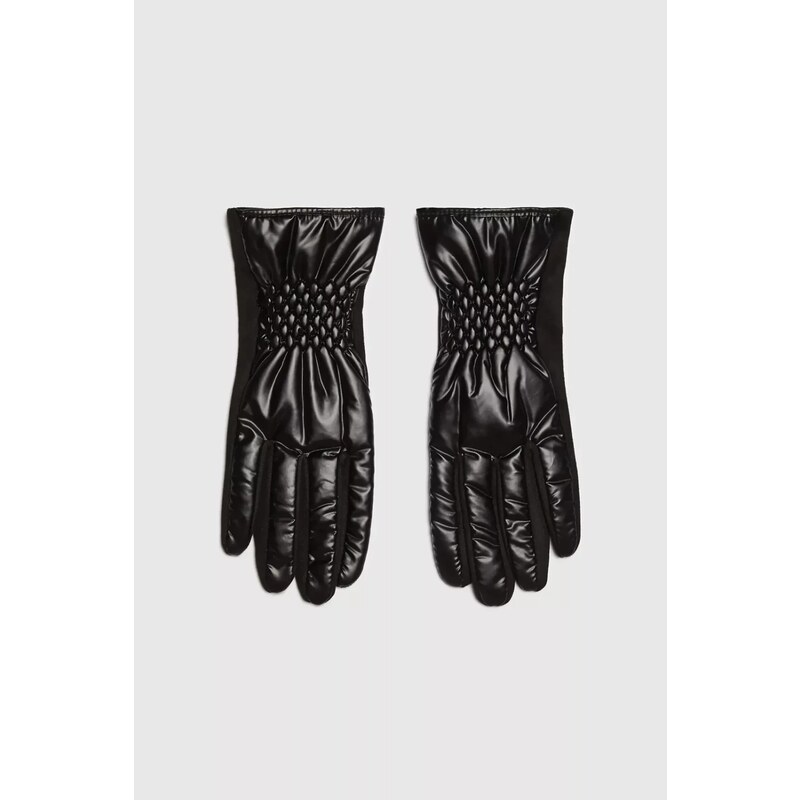 Marisse Quilted Gloves Black 65022631