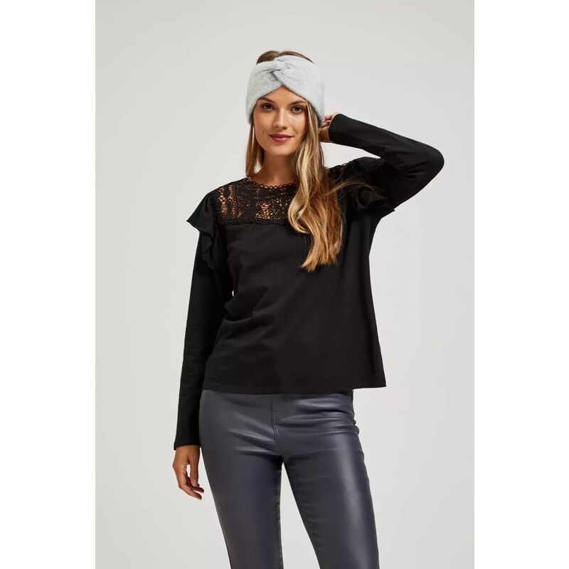 Marisse Warm Knitted Headband Gray 65022625