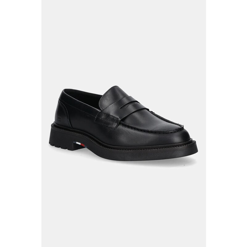 Kožené mokasíny Tommy Hilfiger HILFIGER COMFORT LWT LTH LOAFER 65043804