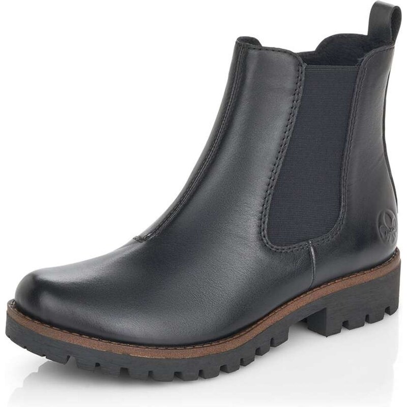 Dámska členková obuv RIEKER 78552-00 čierna W5 65021716