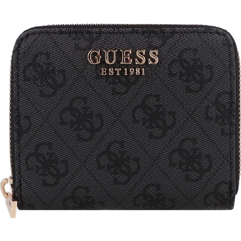 GUESS Peňaženka LAUREL II SLG SMALL ZIP AROUND grafitová / čierna 64201928