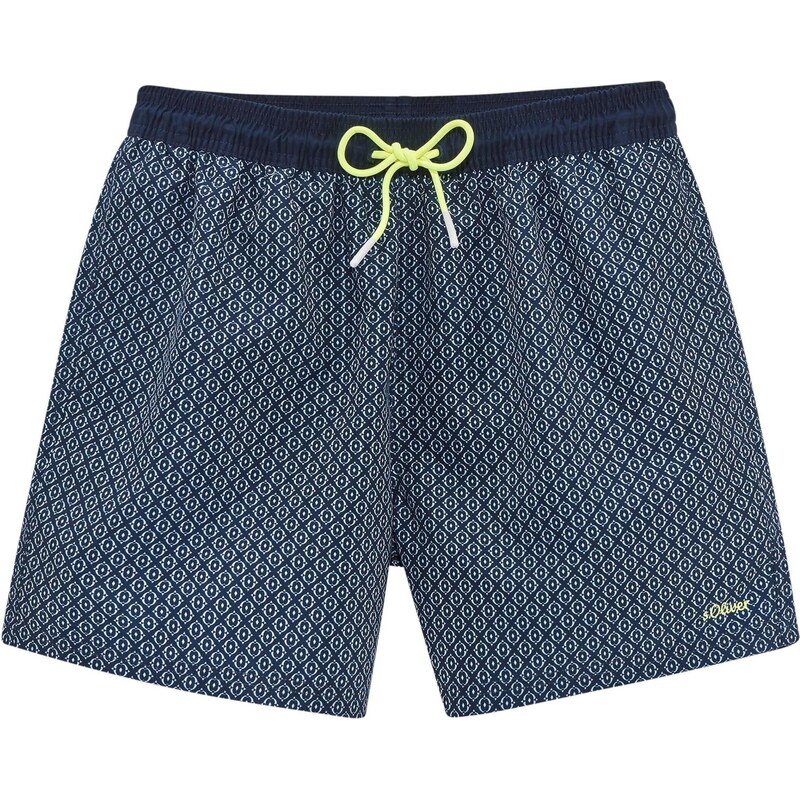 s.Oliver Plavecké šortky námornícka modrá / biela 65292590